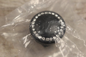 Wisdom Stone Isabel Knob 4211-B-C 1.25" -Black -New