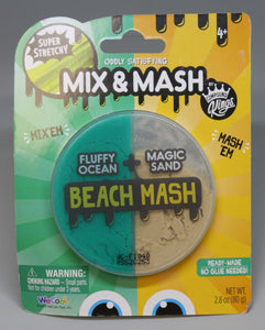 Compound Kings Mix & Mash Super Stretchy Slime + Sand Beach Mash