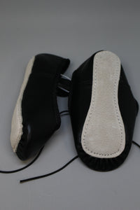 Danskin Girls' Ballet Slippers Black Size 10