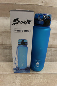 Cobiz 32 Oz Sports Water Bottle With Removal Strainer -Blue -New