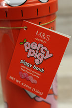 Load image into Gallery viewer, Percy Pig Piggy Bank With Fruit Flavor Candy -New