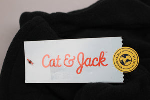 Cat & Jack Kids Fingerless Fleece Mittens - Black - Size: 4-7 - New