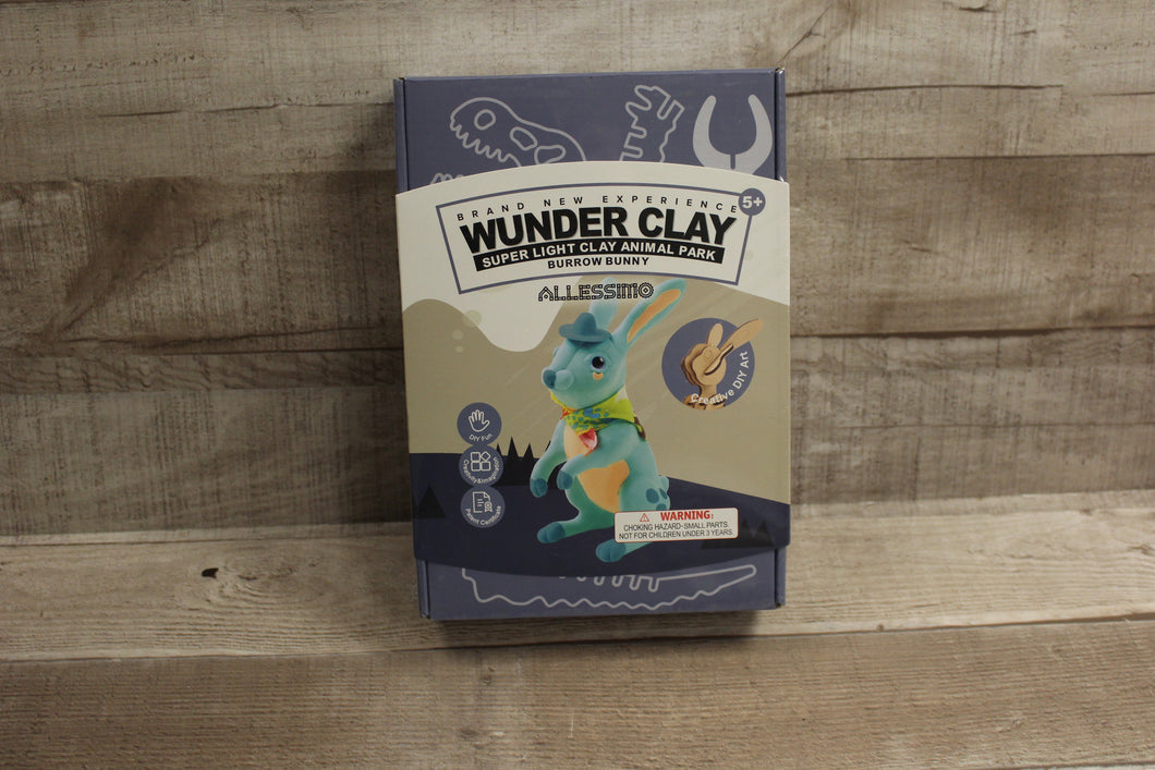 Wunder Clay Super Light Clay Animal Park - Burrow Bunny - New