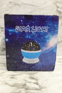 Star Light Display Atmosphere Starry Sky Night Light/Projector - Blue - New