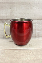 Load image into Gallery viewer, Twine Aluminum Coffee and Tea Drinking Cup -Cherry Red -Used