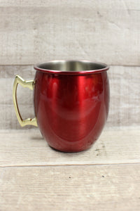 Twine Aluminum Coffee and Tea Drinking Cup -Cherry Red -Used