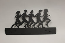 Load image into Gallery viewer, Boys Girls Track Running Wall Hanger Metal Sign For Track Runners -Black -Used