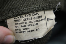 Load image into Gallery viewer, US Military Vintage Wool Service Cap/Cover, Size 7 ,8405-082-2363