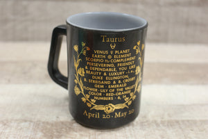 Taurus The Bull Astrology Tea Coffee Mug Cup Gift -Used
