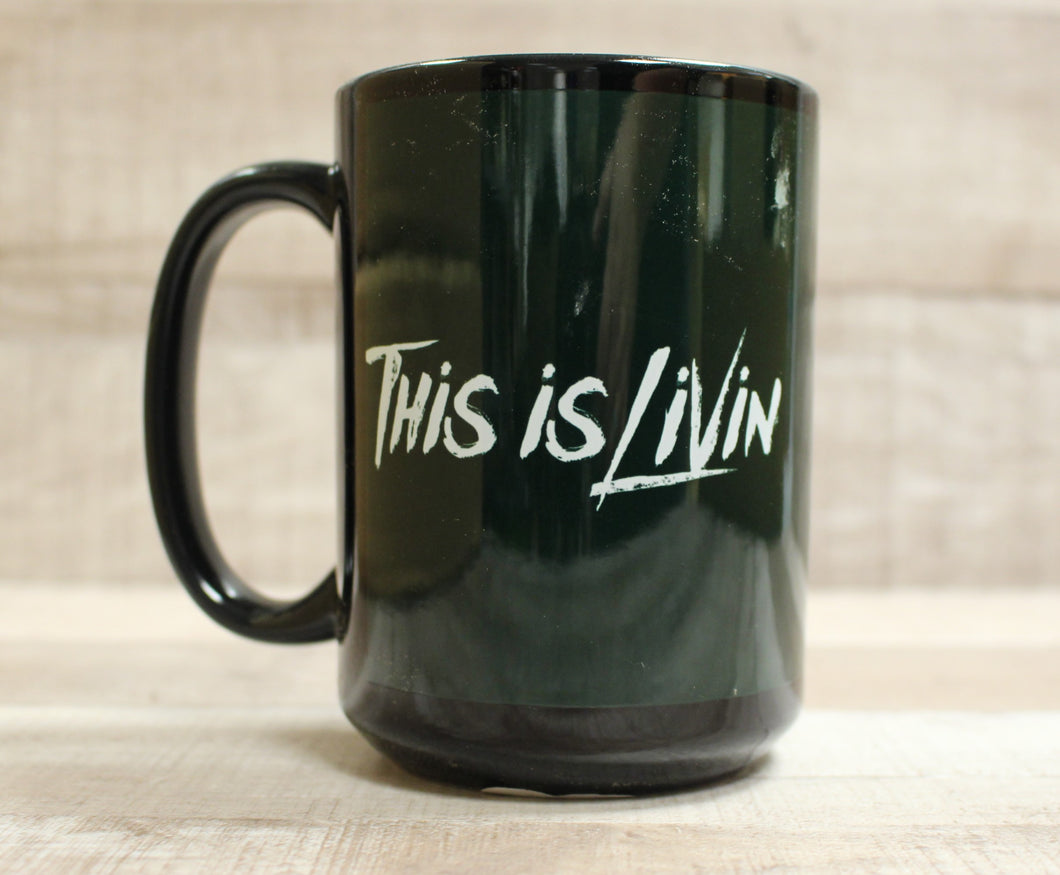 This Is Living This Is Coffee Coffee Cup Mug - New