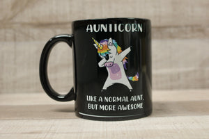 Aunticorn Like A Normal Aunt But More Awesome Coffee Mug Cup - 11 oz - New