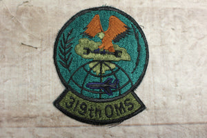USAF 319th Reconnaissance Wing Sew On Patch -Used