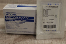 Load image into Gallery viewer, Kendall Sentinel Loops Silicone Vascular Tapes - Radiopaque - Set of 10 - New