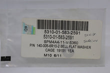 Load image into Gallery viewer, Flat Washer, 5310-01-583-2591, P/N 140-005-6R10-2, NEW!