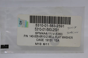 Flat Washer, 5310-01-583-2591, P/N 140-005-6R10-2, NEW!