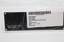 Load image into Gallery viewer, Tire Data CATI ISS 21F/23R Label, Max Tire Pressures, Highway, Cross County, New