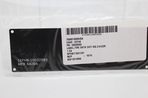 Tire Data CATI ISS 21F/23R Label, Max Tire Pressures, Highway, Cross County, New