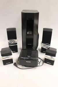 Panasonic Speaker And Subwoofer System 6-Piece Set -Used