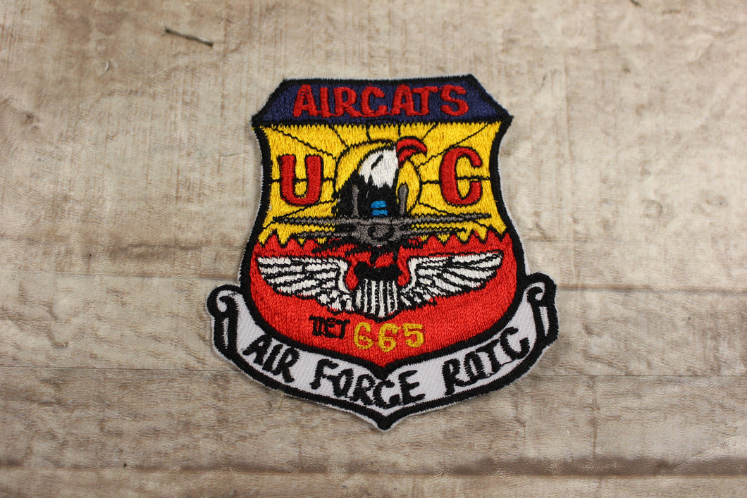 USAF US Air Force ROTC Aircats 665 Sew On Patch -Used
