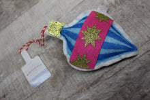 Load image into Gallery viewer, Wondershop By Target Striped Ornament With Pink Stripe -New