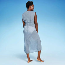 Load image into Gallery viewer, Kona Sol Women&#39;s Tie-Front Midi Cover Up Dress - Small / Medium / Large - New