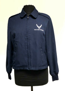 US DSCP AF Air Force Men's Blue Lightweight Jacket with Logo - 42XL - Used