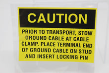 Load image into Gallery viewer, Caution Warning Decal, 7690-01-528-7336, SM-C-801215/29, Prior To Transport, New