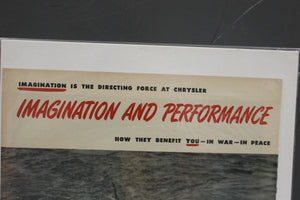 Army Imagination and Performance Chrysler Corp War Magazine Memorabilia