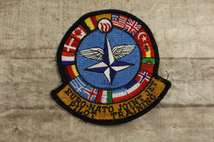 Euro-NATO Joint Jet Pilot Training Sew On Patch -Used