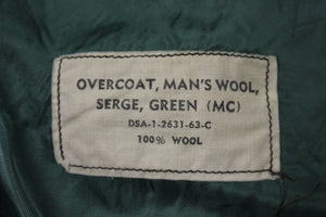 USMC Marine Corp Man's Wool Serge Overcoat - Size: 36R - Used