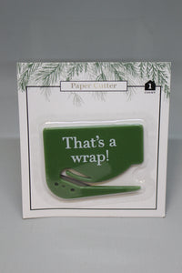 That's A Wrap Wrapping Paper Cutting Tool Envelope Opener - New