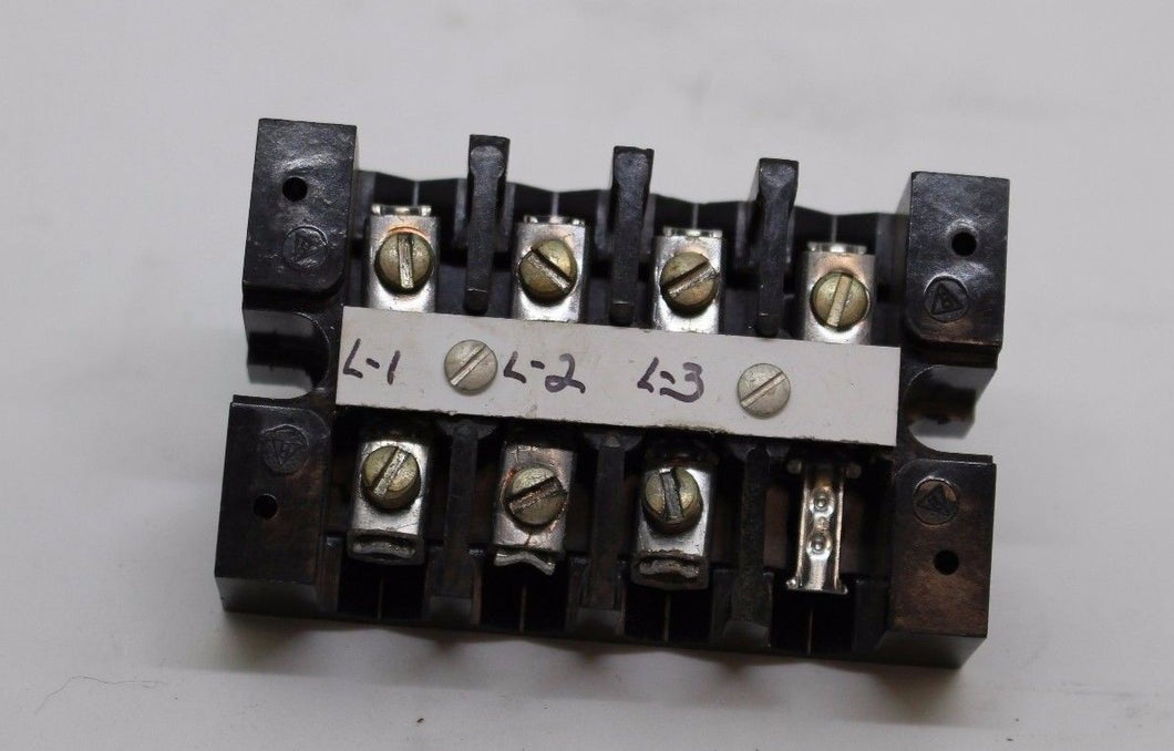Buchanan Electrical Co. One Piece Terminal Block, B104