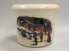Load image into Gallery viewer, Vintage Zanesville Ohio Stoneware Crock - Roscoe Village - Signed KW Thomas 1993