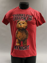 Load image into Gallery viewer, &quot;Thanks For Creepin Up My Night&quot; T-Shirt, Size: Small