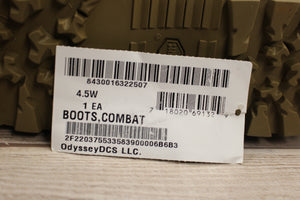 Altama Gore-Tex Army Combat Boots, Size: 4.5W, 8430-01-632-2507, Coyote, New