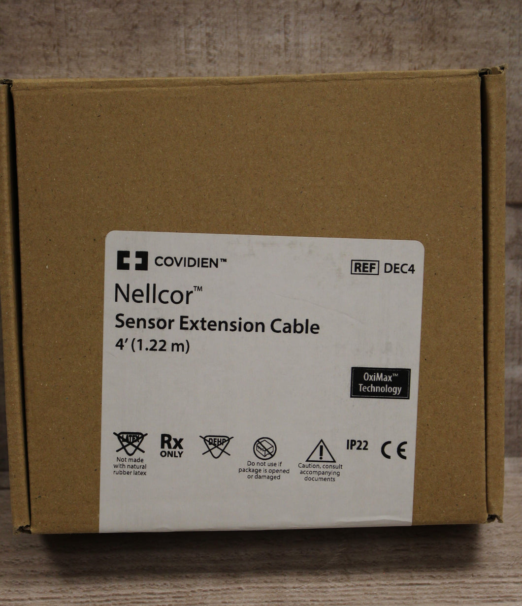 Covidien Nellcor Pulse Ox Sensor Extension Cable - 4' (1.22 m ) - Used