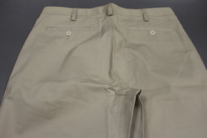 Lands' End Outfitters Men's Traditional Plain Khaki Chino Pants - Size: 38MR - New
