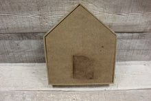 Load image into Gallery viewer, Love Grows Here Miniature Wooden House Sign Decoration -Used