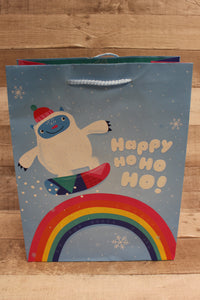Happy Ho Ho Ho Gift Bag -New