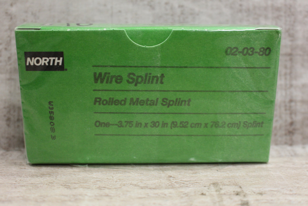 Honeywell North 020380 Metal Wire Splint -Silver -New