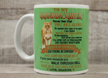 Load image into Gallery viewer, To My Daughter / Granddaughter Coffee Cup Mug - Choose Design - New