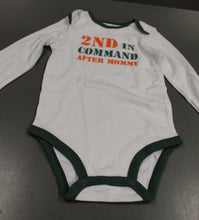 Load image into Gallery viewer, Carter&#39;s 2nd In Command After Mommy Onsie Bodysuit, 18 Months, New