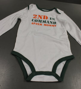 Carter's 2nd In Command After Mommy Onsie Bodysuit, 18 Months, New