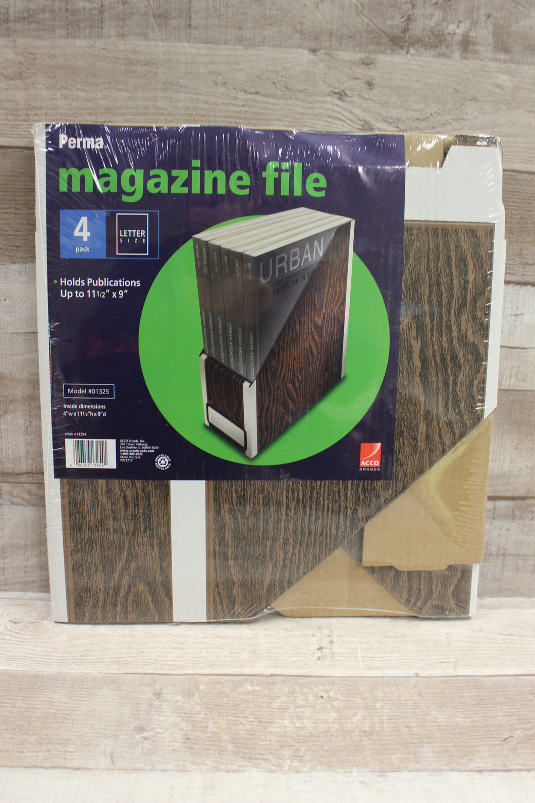Acco Brands Magazine File 4 Pack -New
