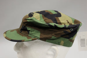 US Army Woodland Hot Weather Cap / Hat - Size: 6-7/8 - 8415-01-393-6293 - New