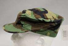 Load image into Gallery viewer, US Army Woodland Hot Weather Cap / Hat - Size: 7-3/8 - 8415-01-393-6297