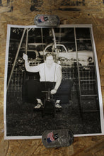 Load image into Gallery viewer, Vintage Authentic and Original Photo Woman Posing On Swing -Used
