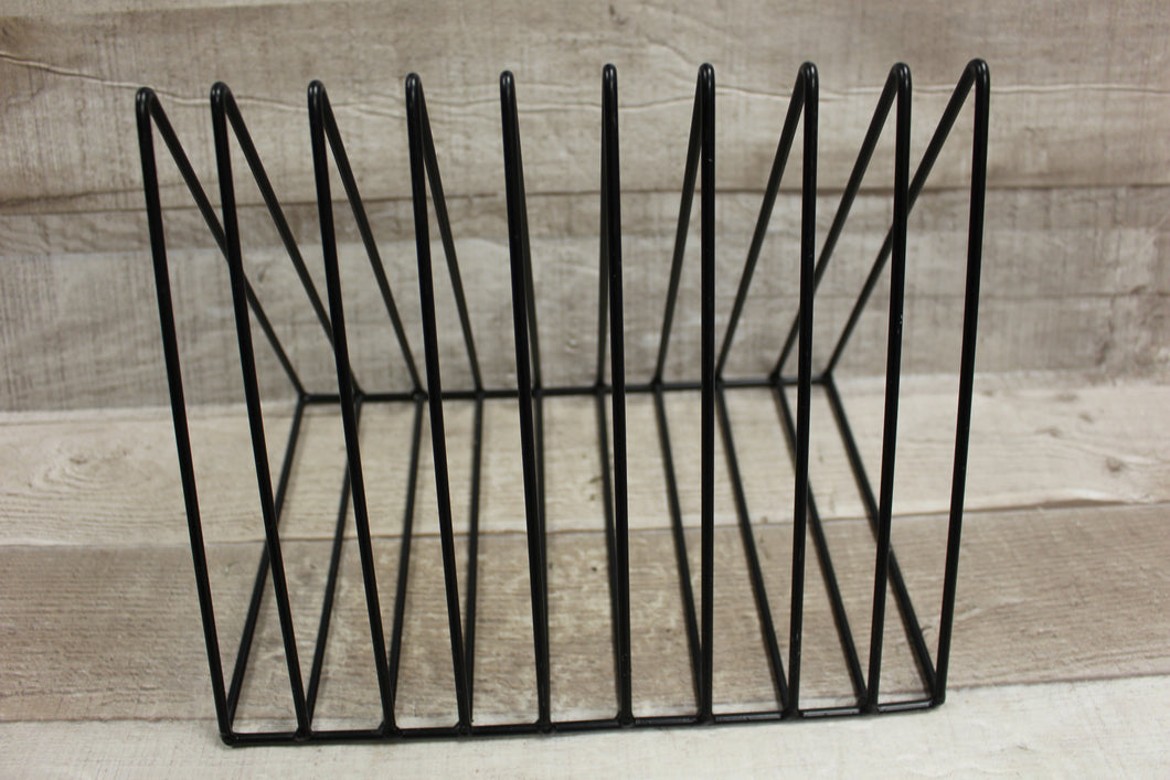 Metal 9-Part Divider Shelf Display For Books Movies Games -Used
