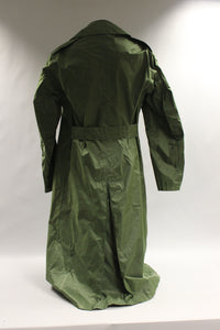 Vintage US Military Man's Nylon Rubber Coated Raincoat - 38 Regular - 8405-634-4932 - Used