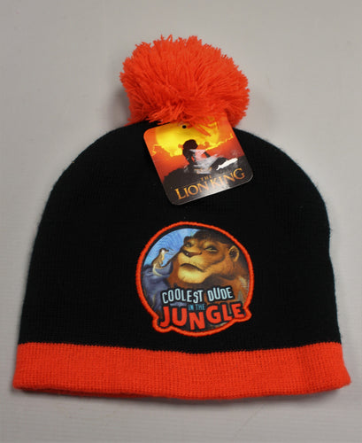 Disney Lion King Coolest Dude in the Jungle Beanie With Pom - New